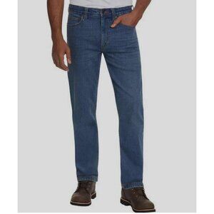 NEW Kirkland Signature Men's Size 30x32 Blue Jeans Straight Leg Stretch